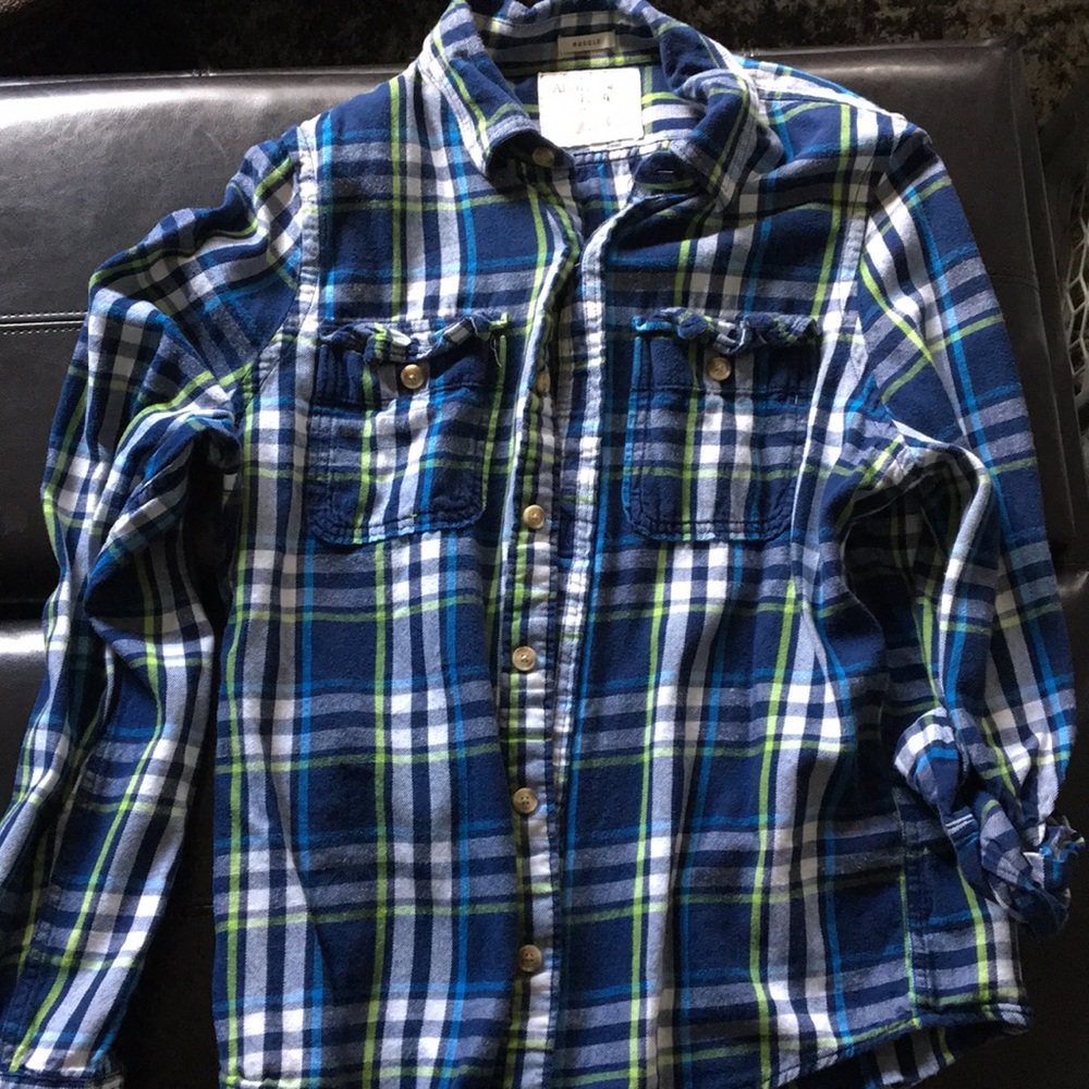 Abercrombie plaid shirt, great condition